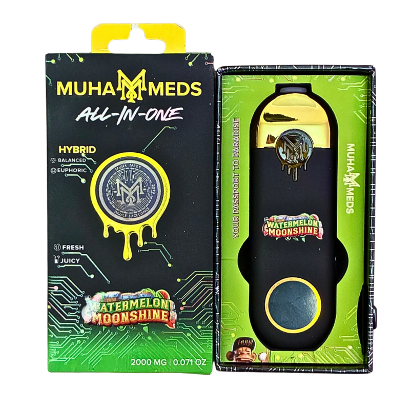 MUHA MEDS “WATERMELON MOONSHINE” 2G DESECHABLE